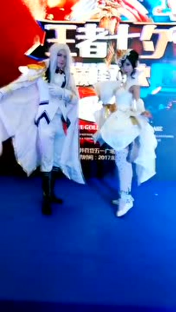 王者荣耀cosplay现场，女的好漂亮免费观看