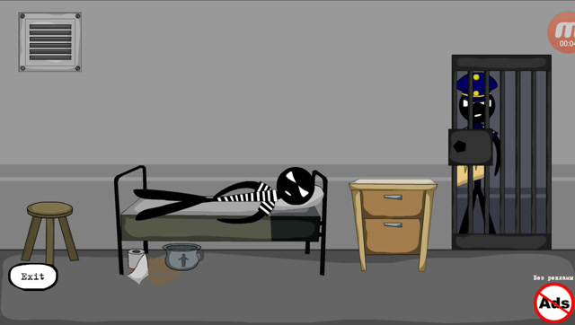 火柴人游戏：火柴人越狱记 搞笑动画免费观看