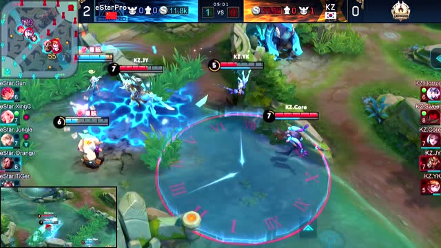 20180809王者冠军杯国际邀请赛 半决赛 eStarPro vs KZ_3免费观看