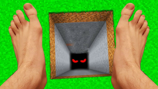 游游解说：我的世界真人版 雨天出现天坑，里面有什么？免费观看