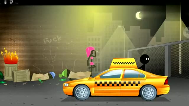 火柴人：火柴人的愤怒，午夜出租车遇到神奇事件，太可怕了！免费观看