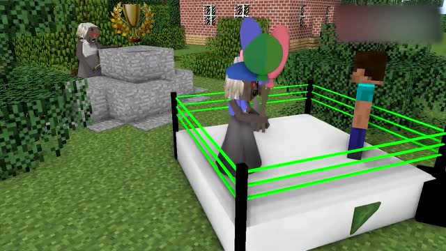 《我的世界》Him跟恐怖奶奶打擂台，吃变身药都没用免费观看