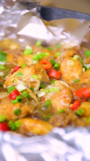 錫紙黑椒雞胸肉
