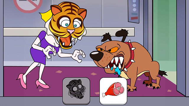 救救那个女孩 在电梯里遇上恶犬，该用火腿还是假扮老虎吓跑它呢免费观看