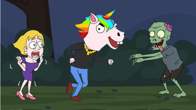 救救小姐姐：小姐姐遭独角兽绑架，逃跑路上遇到野人和僵尸！免费观看