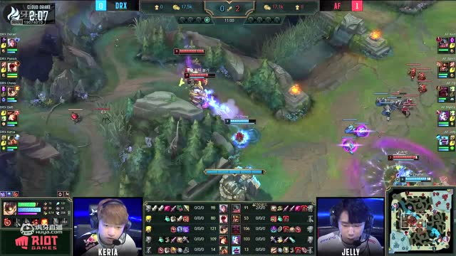 AF vs DRX第二局-LCK第二周Day4 青蛙Cat柯基解说免费观看