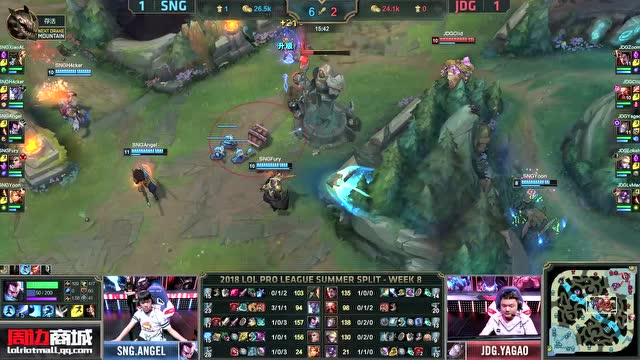 LPL夏季赛比赛视频W8D6 JDG vs SNG 第3场免费观看