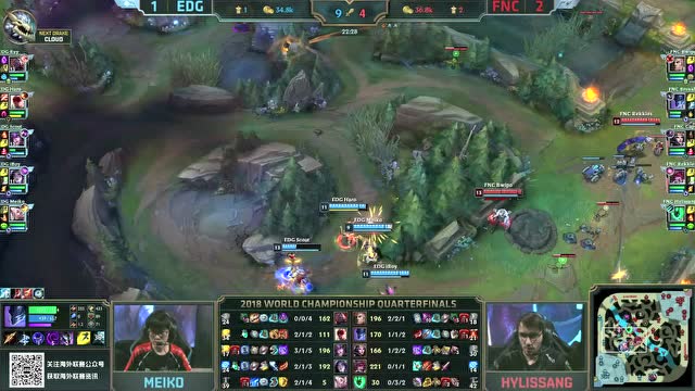 S8淘汰赛比赛视频 FNC vs EDG 第4场免费观看