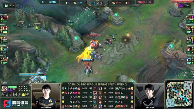 2020LPL春季赛第2周第3日 RNG vs OMG 第1场免费观看