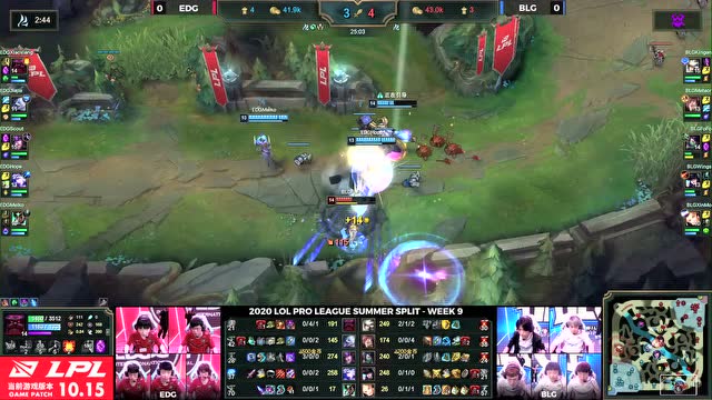 LPL夏季赛W9D6 EDG vs BLG 第1场免费观看