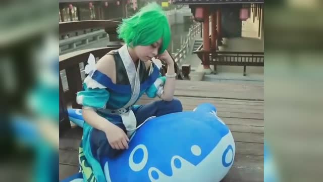 第一次看到王者荣耀庄周的cosplay，太有神韵了免费观看
