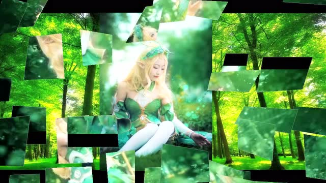 小美女实力COS王者荣耀王昭君，森林美女有点仙免费观看