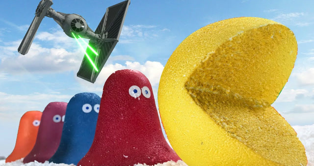 吃豆人大作战：圣诞节大战绝地武士，小游戏动画免费观看