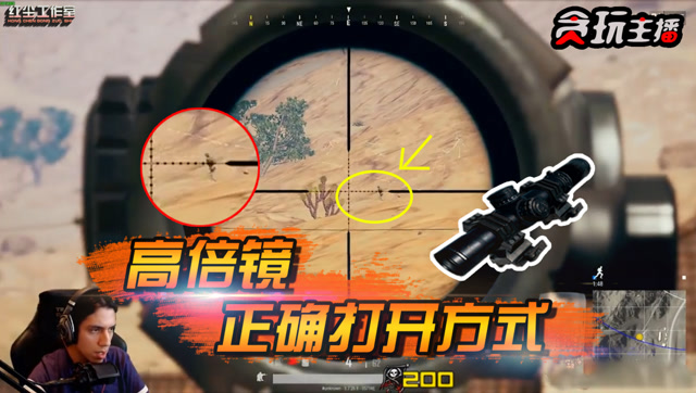 贪玩主播：高倍镜的正确打开方式，看大神千里杀人不留痕，帅！免费观看