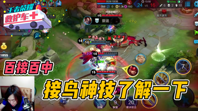 王者荣耀：后羿大招会隐形！是天美新BUG？张大仙浑然不知吃大鸟免费观看