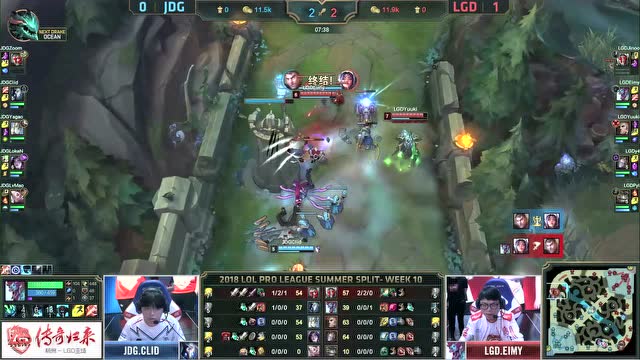 赛事速看LGDvsJDG:LGD完美节奏2:0轻松战胜JDG免费观看