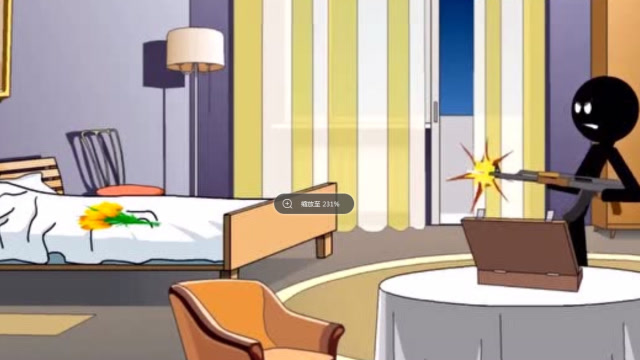 火柴人又被欺负了！玩个躲猫猫竟被ak47打的全身窟窿！免费观看