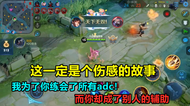 王者荣耀：为了你练会了所有adc，而你却成了别人的辅助！免费观看