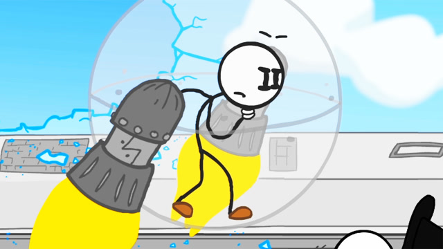 火柴人潜入飞船！这次我们摧毁了整个飞船！鲤鱼Ace解说免费观看