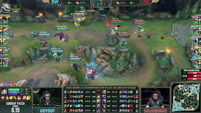 S8入围赛比赛视频Day2 DW vs INF免费观看