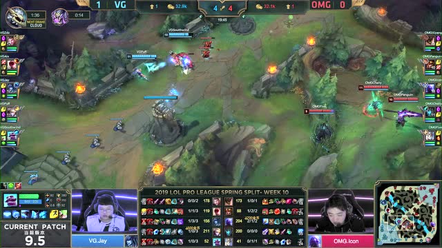 LPL春季赛比赛视频W10D6 VG vs OMG 第2场免费观看