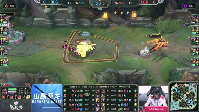 LPL夏季赛比赛视频W10D5 BLG vs LGD 第1场免费观看