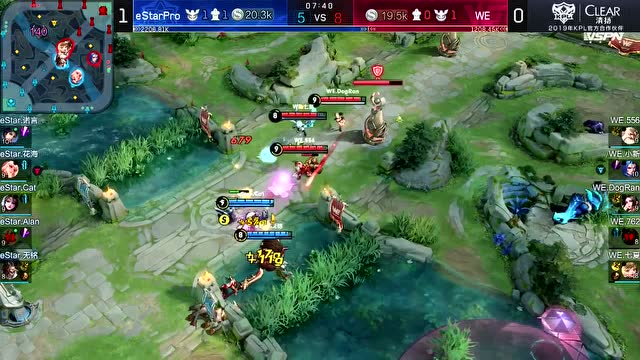 KPL2019秋季赛W8D5 WE vs eStarPro 第2场免费观看