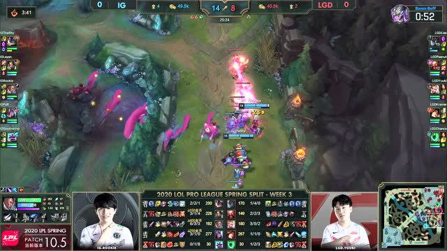 2020LPL春季赛第3周第4日 IG vs LGD 第1场免费观看