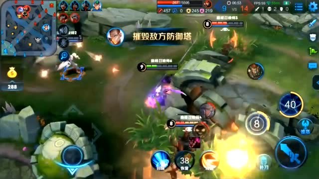 王者荣耀骚白：不亏，拖住了成吨的时间免费观看