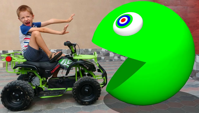 吃豆大作战：吃豆人穿越现实VS小男孩 真人版免费观看