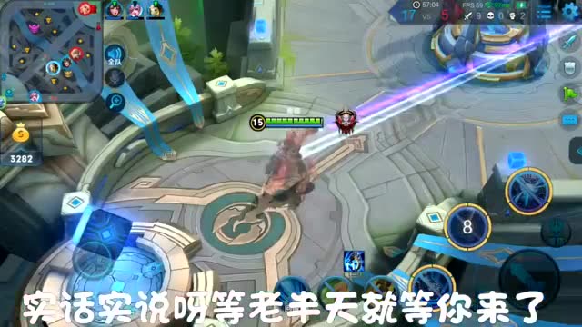 王者荣耀：钟馗草丛埋伏泉水钩嬴政, 结果一波二折害死鲁班！免费观看