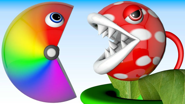 吃豆人VS食人花，会发生什么？精彩小游戏动画免费观看