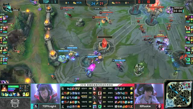 2018德玛西亚杯西安站第四日：TOP vs IG 第二局免费观看
