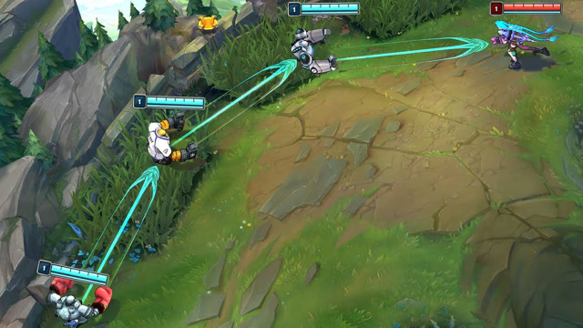 LOL机器人接力赛，钩中的敌人应该是绝望了免费观看