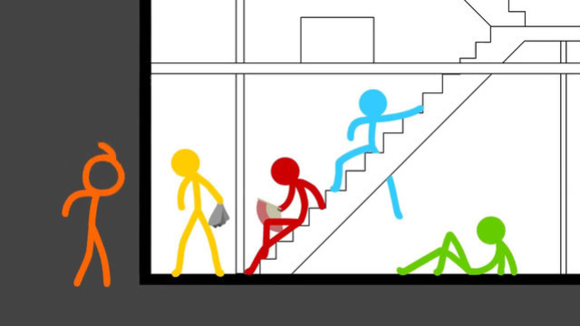 病毒太厉害了，主人先将病毒控制住，火柴人去找增援！免费观看