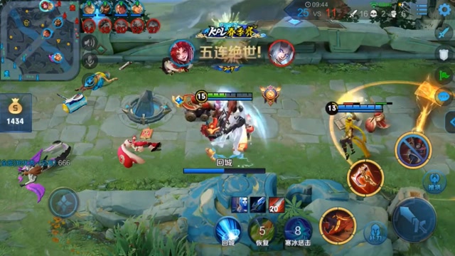王者荣耀：这就是充了钱的力量，天秀白虎一打五！免费观看