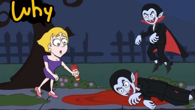 救救小姐姐：在魔法公园遇到了吸血鬼，小姐姐用番茄酱成功逃脱！免费观看