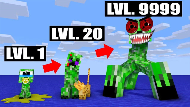 Minecraft动画《苦力怕逆袭》，苦力怕进阶泰坦苦力怕！免费观看