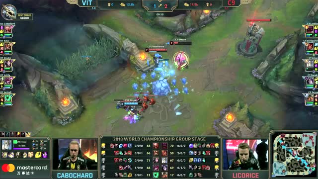 S8小组赛比赛视频Day2 VIT vs C9免费观看