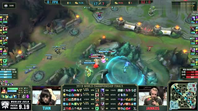 [集锦]LWX无鞋神装伤害无解！FPX一鼓作气拿下首局免费观看