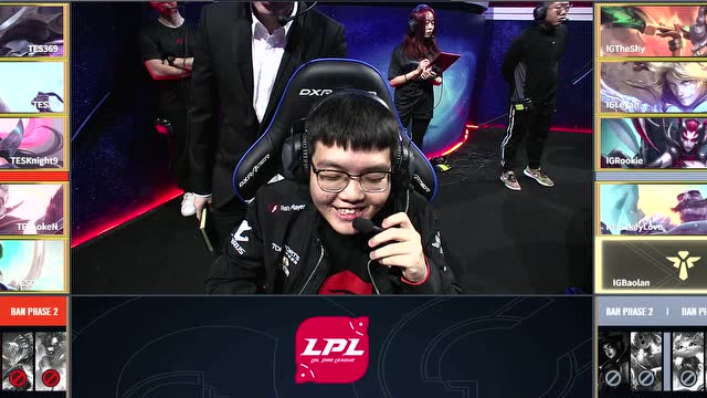 2019全球总决赛选拔赛 IG vs TES 第3场免费观看