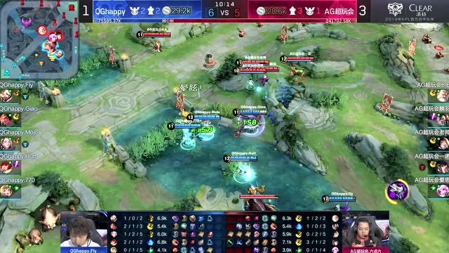 KPL2019秋季赛总决赛 AG超玩会 vs QGhappy 第5场免费观看