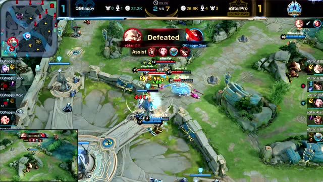 2019王者荣耀冬季冠军杯总决赛 eStarPro VS QGhappy 第3场免费观看