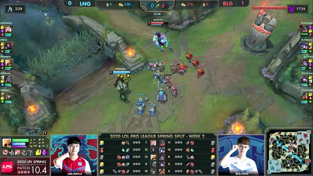 2020LPL春季赛第2周第4日 BLG vs LNG 第2场免费观看