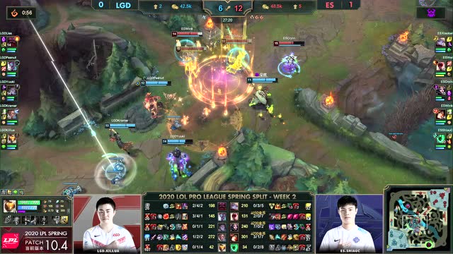 2020LPL春季赛第2周第4日 ES vs LGD 第2场免费观看