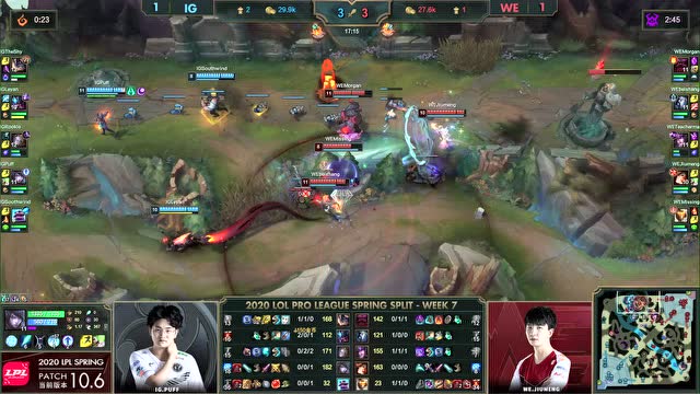 2020LPL春季赛W7D3 IG vs WE 第3场免费观看