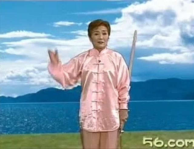 太极长穗剑分解教学第一段1-11 马春喜