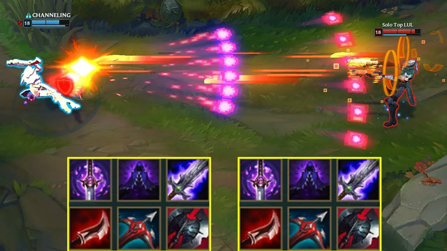 LOL：六神装女枪vs当前版本ad二哥卢锡安，到底谁强？免费观看