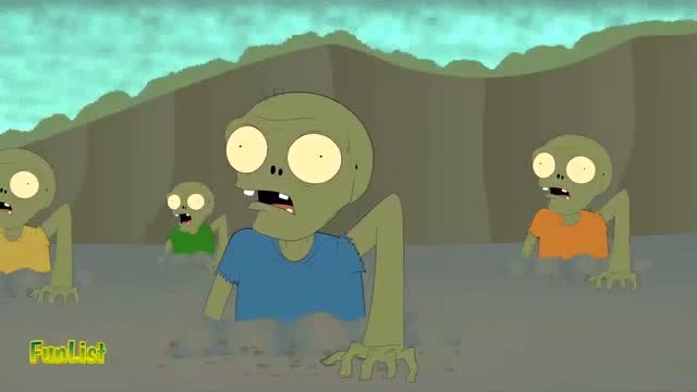 植物大战僵尸，植物们被僵尸包围了免费观看