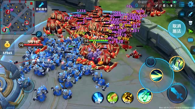 王者荣耀 新蔡文姬1技能伤害测试 面对上千超级兵能造成多大伤害免费观看